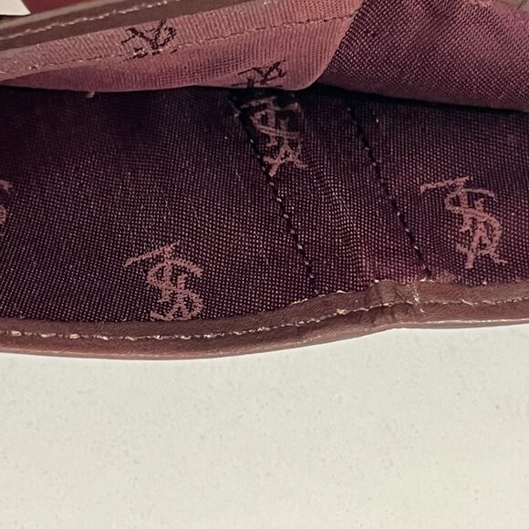 Yves Saint Laurent - Men's Trifold Brown Leather Wallet - Picture 6 of 16